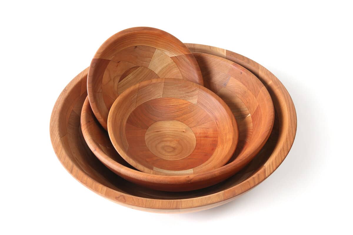 All Snow River wooden bowls are treated with food-grade, all-natural mineral oil to protect the wood while maintaining its natural appearance.